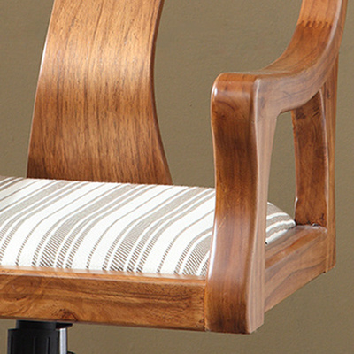 乐和居实木中式电脑椅 融合传统与现代的实木家具之选